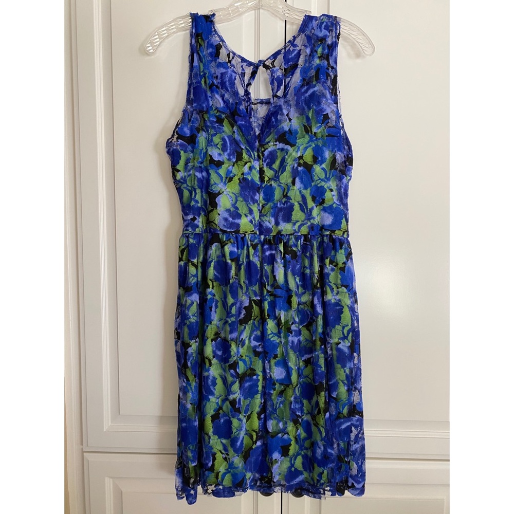 Pins & Needles Lace Overlay Tank Dress - Large